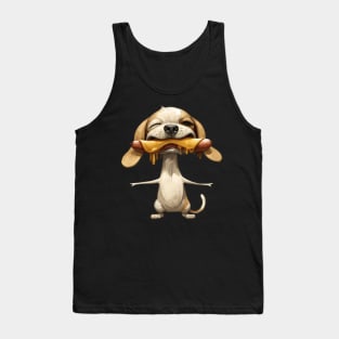 Dog and Hot dog 7102 Tank Top